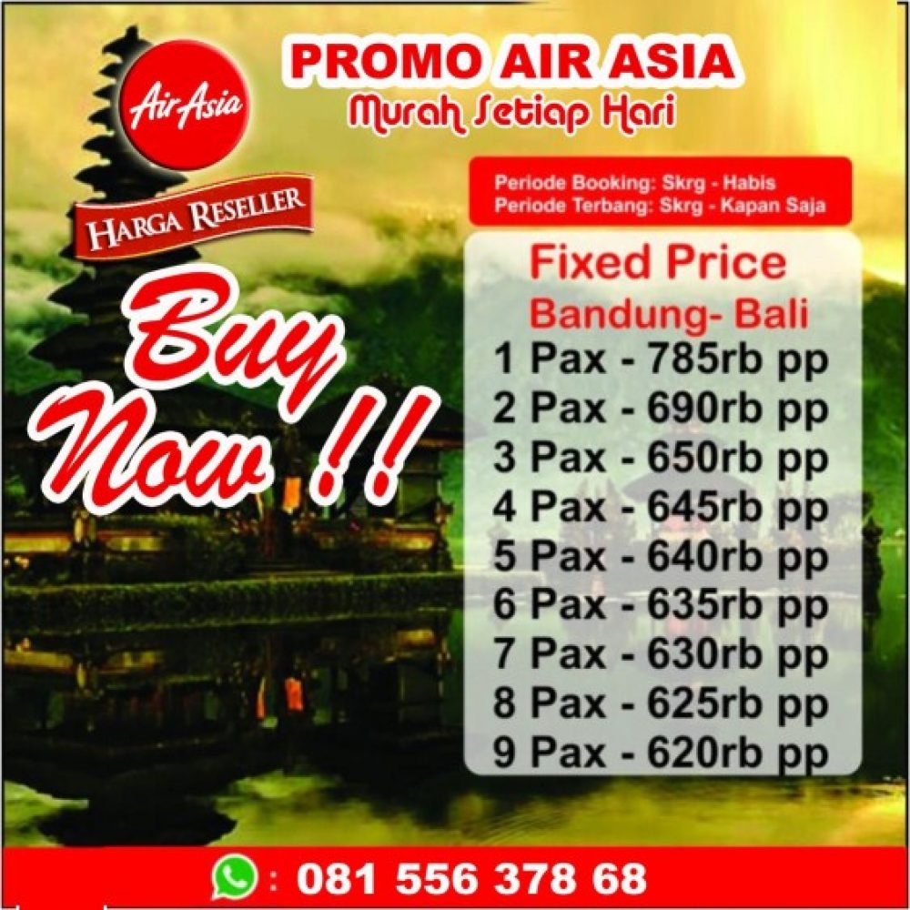 Promo WA +6281 5563 7868 Pesan Tiket AirAsia 2018